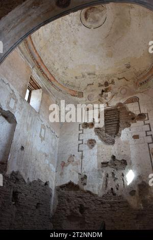 Tumacacori, AZ. USA. 10/9/2023. Die Mission San Cayetano del Tumacácori wurde 1691 von den Jesuiten in der Nähe einer Siedlung von Sobaipuri gegründet Stockfoto