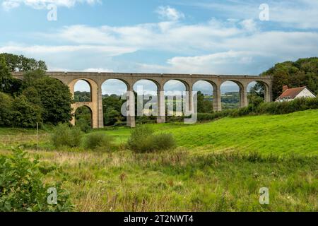 Cannington Viaduct, in der Nähe von Lyme Regis, Dorset, England Stockfoto