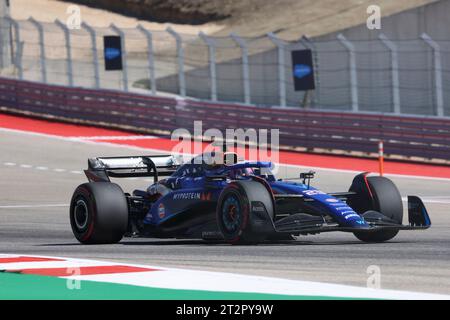 Austin, Vereinigte Staaten. Oktober 2023. 20. Oktober 2023, Circuit of the Americas, Austin, Formel 1Lenovo United States Grand Prix 2023, im Bild Alexander Albon (GBR), Williams Racing Credit: dpa/Alamy Live News Stockfoto