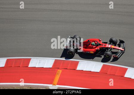 Austin, Vereinigte Staaten. Oktober 2023. 20. Oktober 2023, Circuit of the Americas, Austin, Formel 1Lenovo United States Grand Prix 2023, im Bild Charles Leclerc (MCO), Scuderia Ferrari Credit: dpa/Alamy Live News Stockfoto