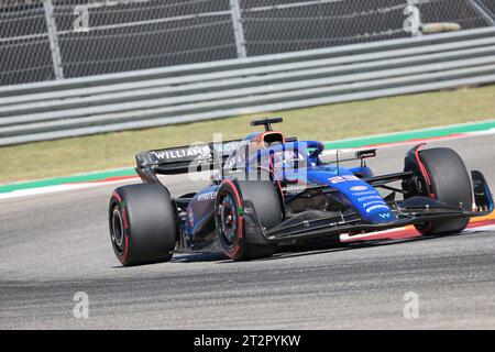 Austin, Vereinigte Staaten. Oktober 2023. 20. Oktober 2023, Circuit of the Americas, Austin, Formel 1Lenovo United States Grand Prix 2023, im Bild Alexander Albon (GBR), Williams Racing Credit: dpa/Alamy Live News Stockfoto