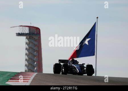 Austin, Vereinigte Staaten. Oktober 2023. 20. Oktober 2023, Circuit of the Americas, Austin, Formel 1Lenovo United States Grand Prix 2023, im Bild Alexander Albon (GBR), Williams Racing Credit: dpa/Alamy Live News Stockfoto