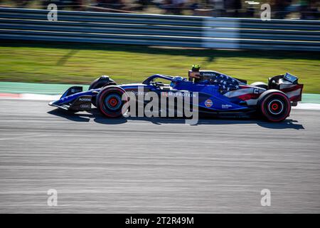 Austin, Texas, USA. Oktober 2023. Logan Sargeant (USA) Williams Racing. Während der FORMEL 1 LENOVO UNITED STATES GRAND PRIX 2023 - 19. Oktober bis 22. Oktober 2023 Circuit of Americas, Austin, Texas, USA (Bild: © Alessio de Marco/ZUMA Press Wire) NUR ZUR REDAKTIONELLEN VERWENDUNG! Nicht für kommerzielle ZWECKE! Stockfoto