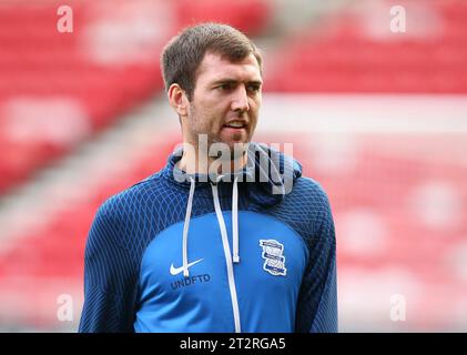 Middlesbrough, Großbritannien. Oktober 2023. Gary Gardner von Birmingham City während des Sky Bet Championship-Spiels zwischen Middlesbrough und Birmingham City im Riverside Stadium, Middlesbrough am Samstag, den 21. Oktober 2023. (Foto: Michael Driver | MI News) Credit: MI News & Sport /Alamy Live News Stockfoto