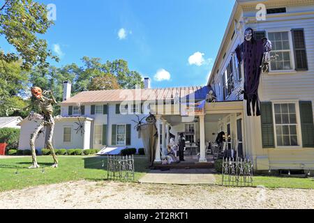 Halloween Spukhaus St. James Long Island NY Stockfoto