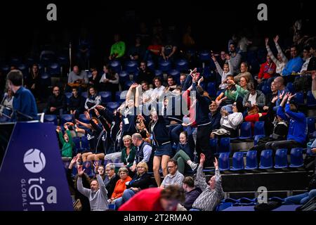 Antwerpen, Belgien. Oktober 2023. Die Abbildung zeigt das European Open Tennis ATP-Turnier am Samstag, den 21. Oktober 2023 in Antwerpen. BELGA FOTO LAURIE DIEFFEMBACQ Credit: Belga News Agency/Alamy Live News Stockfoto