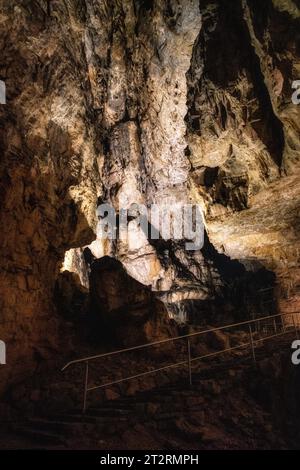 Demanovska Dolina, Slowakei - 19. Juli 2022: Demanovska Eishöhle in der Niederen Tatra in der Slowakei Stockfoto