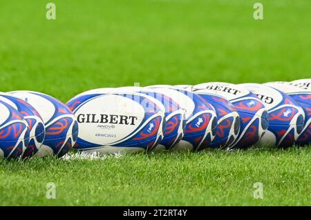 Julien Mattia / Le Pictorium - Argentinien gegen Neuseeland im Stade de France - 20/10/2023 - Frankreich / seine-Saint-Denis / Saint-Denis - Halbfinale der Rugby-Weltmeisterschaft zwischen Argentinien und Neuseeland im Stade de France am 20. Oktober 2023. Stockfoto