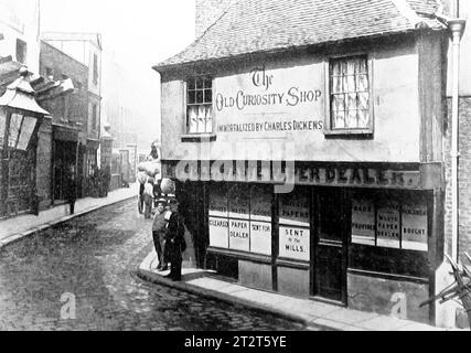 Old Curiosity Shop, London, viktorianische Zeit Stockfoto