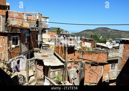 Die Favela Santa Marta Stockfoto