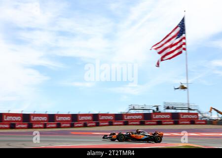 Austin, USA. Oktober 2023. Lnmo. 21.10.2023. Formel-1-Weltmeisterschaft, Rd 19, Grand Prix der Vereinigten Staaten, Austin, Texas, USA, Sprint Day. Das Foto sollte lauten: XPB/Press Association Images. Quelle: XPB Images Ltd/Alamy Live News Stockfoto