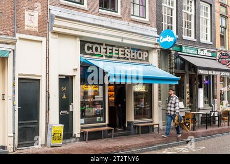 Cookies Coffeeshop in Haarlemmerstraat, Amsterdam. Stockfoto