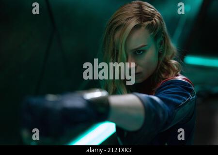 BRIE LARSON in DEN WUNDERWERKEN (2023), Regie von NIA DACOSTA. Kredit: MARVEL STUDIOS/Album Stockfoto