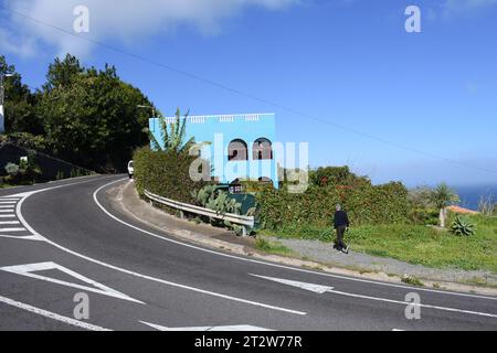 Blick vom Pico del Teide, Teneriffa, den Kanarischen Inseln, Spanien Stockfoto