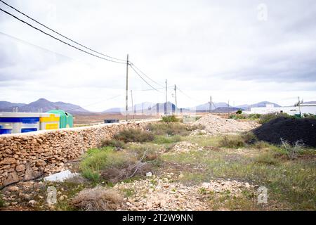 Das malerische Dorf Fuerteventura, die Kanarischen Inseln, Spanien Stockfoto