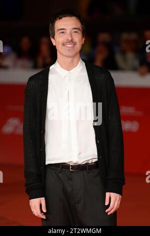 Rom, Italien. Oktober 2023. Diodato besucht den roten Teppich des Films Palazzina LAF beim Rome Film fest 2023 im Auditorium Parco della Musica. Quelle: SOPA Images Limited/Alamy Live News Stockfoto