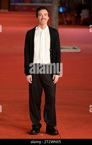 Rom, Italien. Oktober 2023. Diodato besucht den roten Teppich des Films Palazzina LAF beim Rome Film fest 2023 im Auditorium Parco della Musica. (Foto: Mario Cartelli/SOPA Images/SIPA USA) Credit: SIPA USA/Alamy Live News Stockfoto