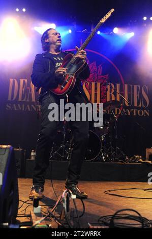 Manchester, Großbritannien. 21. Oktober 2023: Samantha Fish mit Jesse Dayton, 02 Ritz, Manchester, UK. Foto: David Bronstein/ Alamy Live News Stockfoto