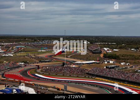 Austin, USA. Oktober 2023. Der Beginn von Sprint. Formel-1-Weltmeisterschaft, Rd 19, großer Preis der Vereinigten Staaten, Samstag, 21. Oktober 2023. Circuit of the Americas, Austin, Texas, USA. Quelle: James Moy/Alamy Live News Stockfoto