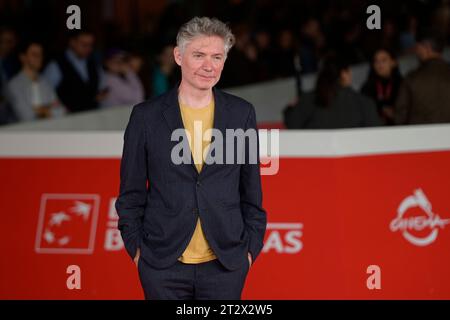 Rom, Italien. Oktober 2023. Christos Nikou besucht den roten Teppich der Fingernägel beim Rome Film fest 2023 im Auditorium Parco della Musica. Quelle: SOPA Images Limited/Alamy Live News Stockfoto