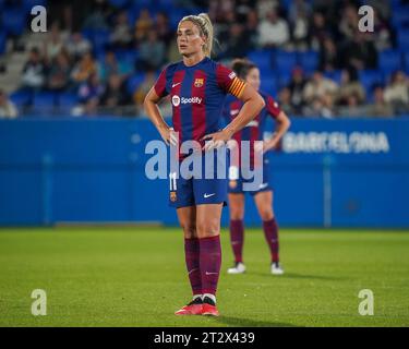 Barcelona, Spanien. Oktober 2023. Alexia Putellas vom FC Barcelona spielte während des Liga-F-Spiels zwischen dem FC Barcelona und Granada CF am 21. Oktober 2023 im Johan Cruyff Stadium in Barcelona, Spanien. (Foto: Carla Pazos/PRESSINPHOTO) Credit: PRESSINPHOTO SPORTS AGENCY/Alamy Live News Stockfoto