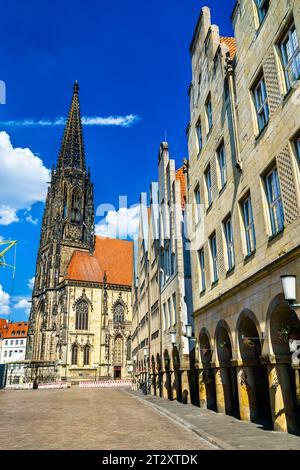 St.-Lambert-Kirche in Münster, Nordrhein-Westfalen, Deutschland Stockfoto
