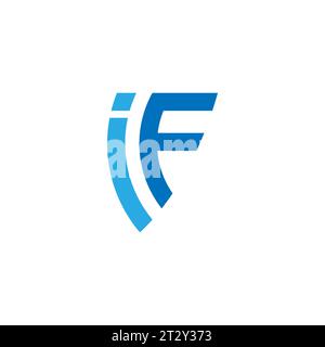 Wenn Logo, wenn Monogramm, Initialen wenn Symbol, Buchstabe wenn Logo, Symbol, Vektor Stock Vektor