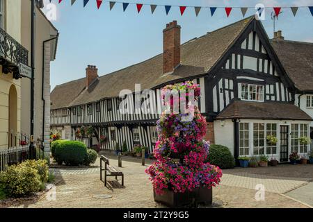 Eintritt zur Malt Mill Lane, Alcester, Warwickshire, England Stockfoto
