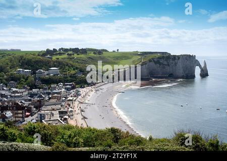 Wunderschöne weiße Kreidefelsen in der Nähe von Etretat in der Normandie. France vvbvanbree fotografie Stockfoto