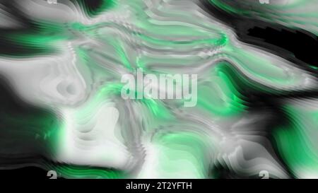 Abstrakter welliger flüssiger Hintergrund. Bewegung. Abstrakte wasserflüssige Substanz mit wellenförmigen Elementen. Stockfoto