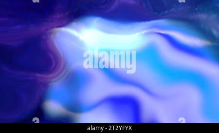 Abstrakter welliger flüssiger Hintergrund. Bewegung. Abstrakte wasserflüssige Substanz mit wellenförmigen Elementen. Stockfoto