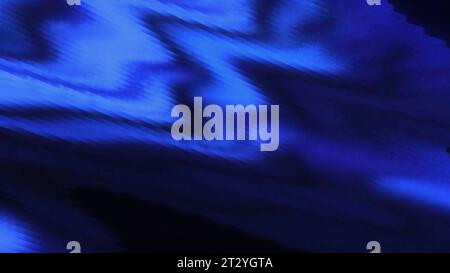 Kein Signal, alter alter alter alter Fernsehbildschirm. Bewegung. Verzerrung und Flimmern des analogen TV-Signals. Stockfoto