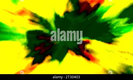 Wolken und lsd-Effekt. Bewegung. Bildschärfe, die kontrastierende, flauschige Wolken erzeugt. Stockfoto