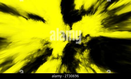 Wolken und lsd-Effekt. Bewegung. Bildschärfe, die kontrastierende, flauschige Wolken erzeugt. Stockfoto