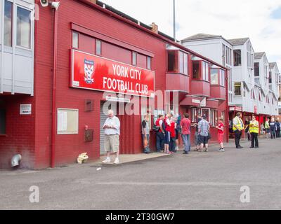 York City Football Club im Bootham Cresecent 2013 Stockfoto