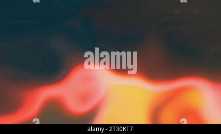 Schöner farbenfroher Energiefluss mit leuchtenden Flecken. Bewegung. Plasmaflecken im bunten Energiestrom. Leuchtende Flecken bewegen sich im energetischen Muster von Stockfoto