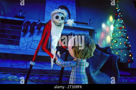 Der Albtraum Vor Weihnachten Jack Skellington Stockfoto