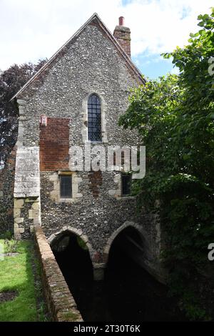 Greyfriars Chapel Canterbury Kent Stockfoto