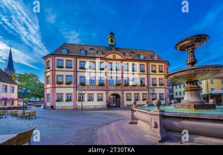 Rathaus, Marktplatz, Neustadt an der Weinstraße, Pfalz, Rheinland-Pfalz, Deutschland, Europa Stockfoto