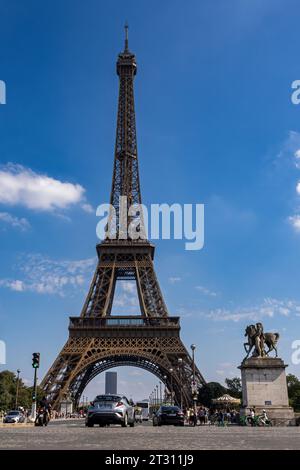 Eiffelturm, aus Paris-Frankreich-Europa Stockfoto