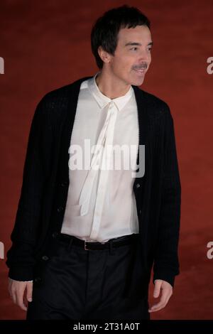 Rom, Italien. Oktober 2023. ROM, ITALIEN - 21. OKTOBER: Antonio Diodato besucht einen roten Teppich für den Film „Palazzina LAF“ während des 18. Rom Film Festivals im Auditorium Parco Della Musica am 21. Oktober 2023 in Rom. Quelle: dpa/Alamy Live News Stockfoto