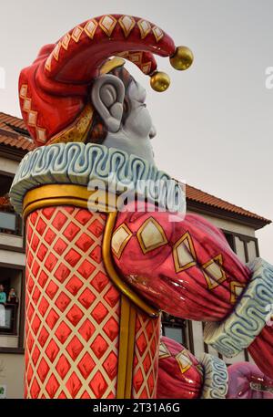 Winterkarneval in der Stadt Manchego Stockfoto