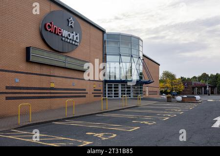 Shrewsbury Shropshire united Kingdom 20. Oktober 2023 cineworld Cinema Stockfoto