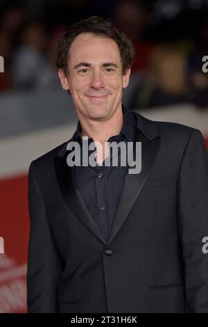 Rom, Italien. Oktober 2023. ROM, ITALIEN - 21. OKTOBER: Elio Germano besucht einen roten Teppich für den Film „Palazzina LAF“ während des 18. ROM Film Festivals im Auditorium Parco Della Musica am 21. Oktober 2023 in Rom. Quelle: dpa/Alamy Live News Stockfoto