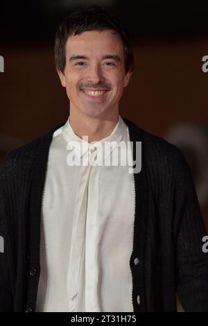 Rom, Italien. Oktober 2023. ROM, ITALIEN - 21. OKTOBER: Antonio Diodato besucht einen roten Teppich für den Film „Palazzina LAF“ während des 18. Rom Film Festivals im Auditorium Parco Della Musica am 21. Oktober 2023 in Rom. Quelle: dpa/Alamy Live News Stockfoto