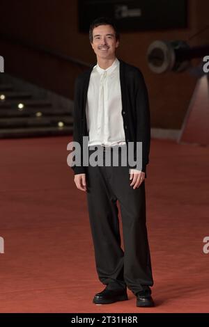 Rom, Italien. Oktober 2023. ROM, ITALIEN - 21. OKTOBER: Antonio Diodato besucht einen roten Teppich für den Film „Palazzina LAF“ während des 18. Rom Film Festivals im Auditorium Parco Della Musica am 21. Oktober 2023 in Rom. Quelle: dpa/Alamy Live News Stockfoto