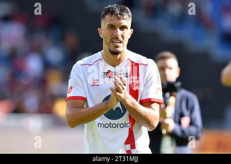 Rom, Latium. Oktober 2023. Dany Mota of Monza während des Spiels der Serie A zwischen Roma und Monza im Olympiastadion, Italien, 26. Oktober 2023. Photographer01 Credit: Unabhängige Fotoagentur/Alamy Live News Stockfoto