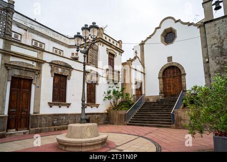 Das Rathaus in der Altstadt von Icod de los Vinos an der Nordküste Teneriffas. Kanarische Inseln. Spanien. Stockfoto