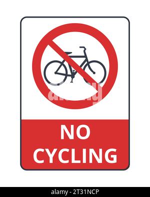 Kein Fahrradsymbol Stock Vektor