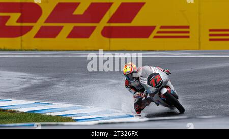 Melbourne, Australien. Oktober 2023. Melbourne, Australien, Sonntag, 22. Oktober: 72 Taiyo FURUSATO, Honda Moto3 während des MotoGP Australian Motorcyle Grand Prix 2023. Bild, Foto und Copyright © PETERSON Mark ATP Images (PETERSON Mark/ATP/SPP) Credit: SPP Sport Press Photo. /Alamy Live News Stockfoto